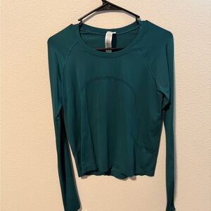 lululemon athletica Teal Long Sleeve Top